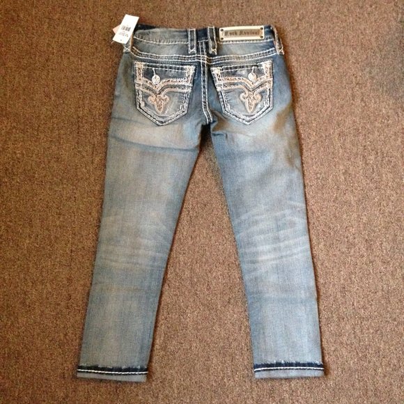 Rock Revival Denim - Rock Revival Cropped Skinny Sz 24 NWT